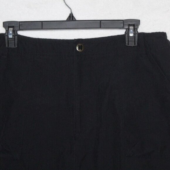Quest womens skort size 12 black stretchy shorts lining mini hiking outdoor wear - Picture 2 of 8